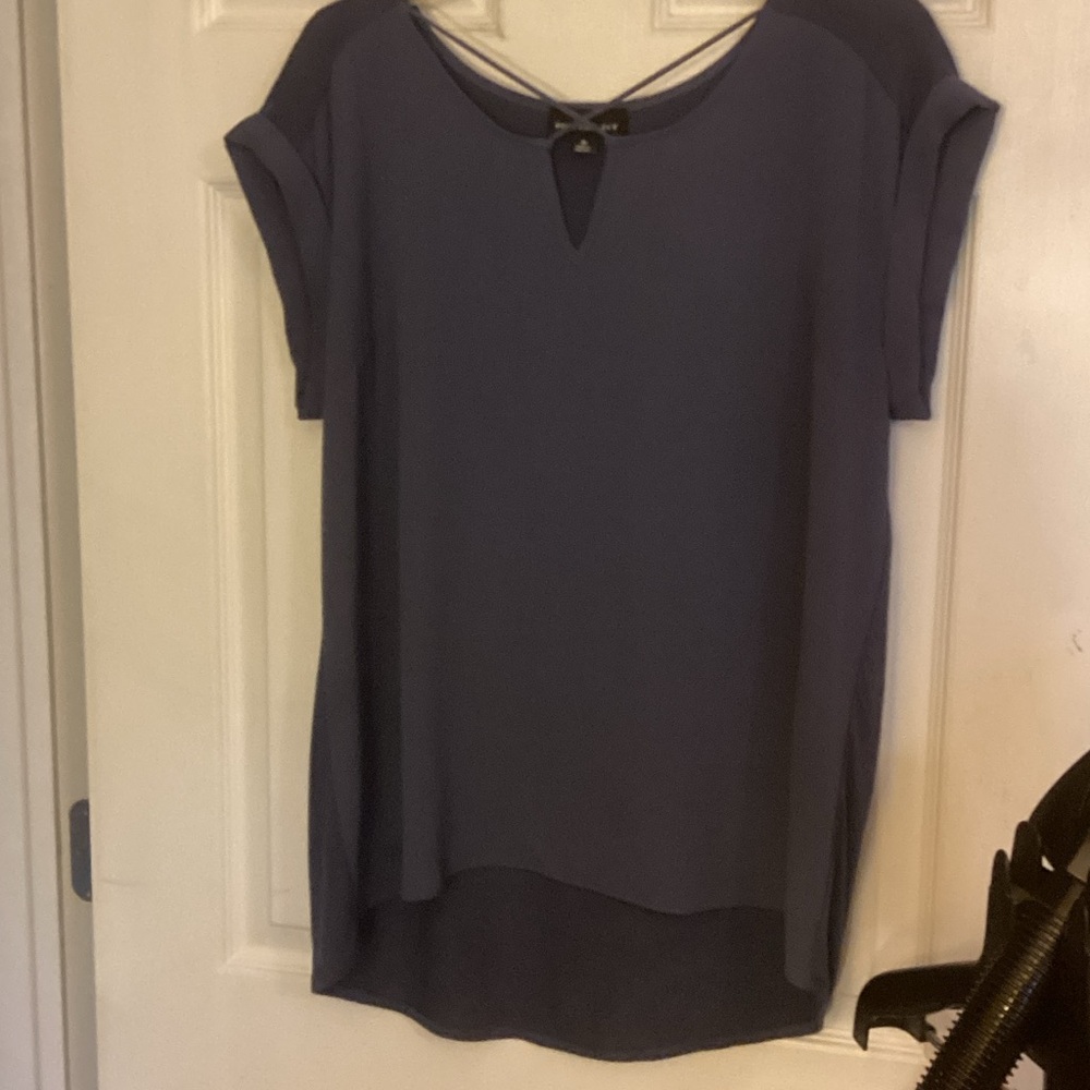 Chic Blue Women's Blouse